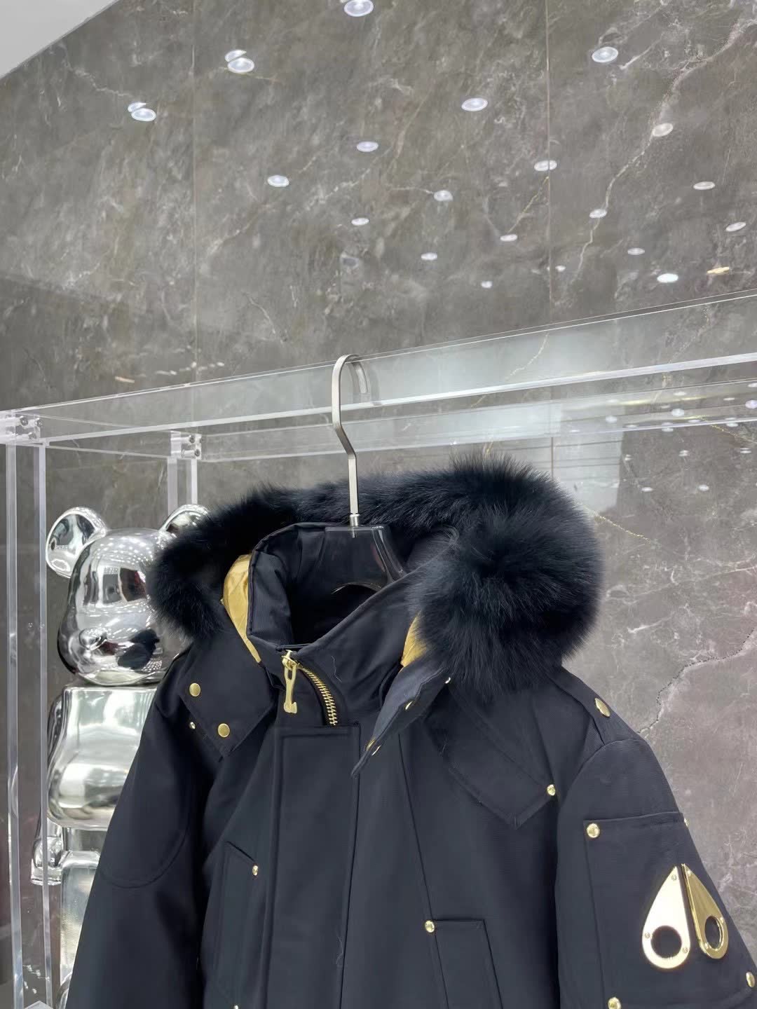 Moose Knuckles Hooded Down Parka